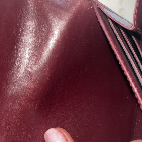 Louis Vuitton Vernis Sarah Wallet Rouge - Picture 11 of 11